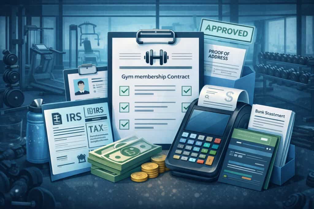 Documents Required for Gym Merchant Account Approval