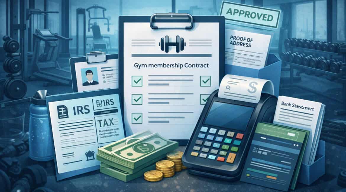 Documents Required for Gym Merchant Account Approval